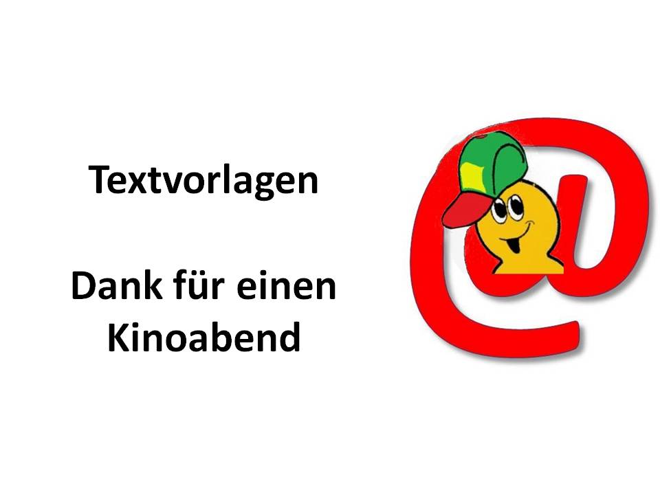 11. - Dank f�r einen Kinoabend