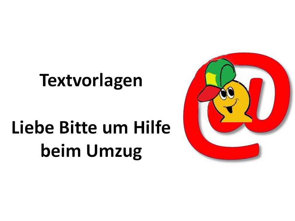 14. Bitte um Hilfe beim Umzug
