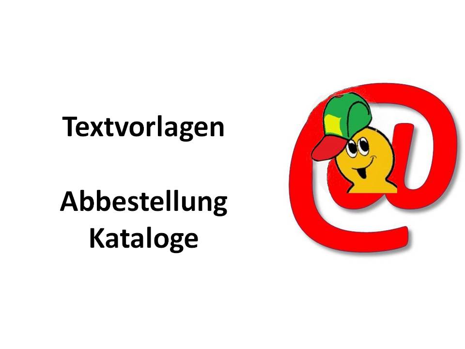 22. Abbestellung Kataloge
