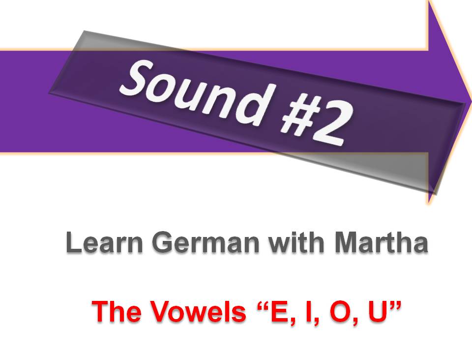 Pr�sentation- Sound 2 - Vowels E, I, O, U - Deckblatt
