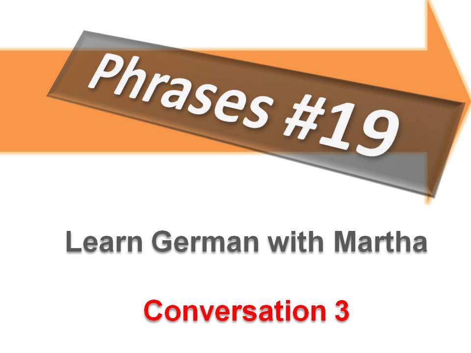 Pr�sentation - 19. Conversation 3 - Deckblatt