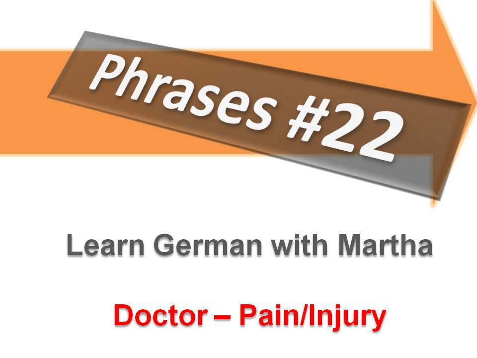 Pr�sentation - 22. Doctor - Pain-Injury - Deckblatt