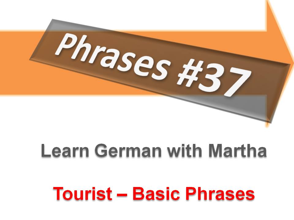 Pr�sentation - 37. Tourist - Basic Phrases - Deckblatt