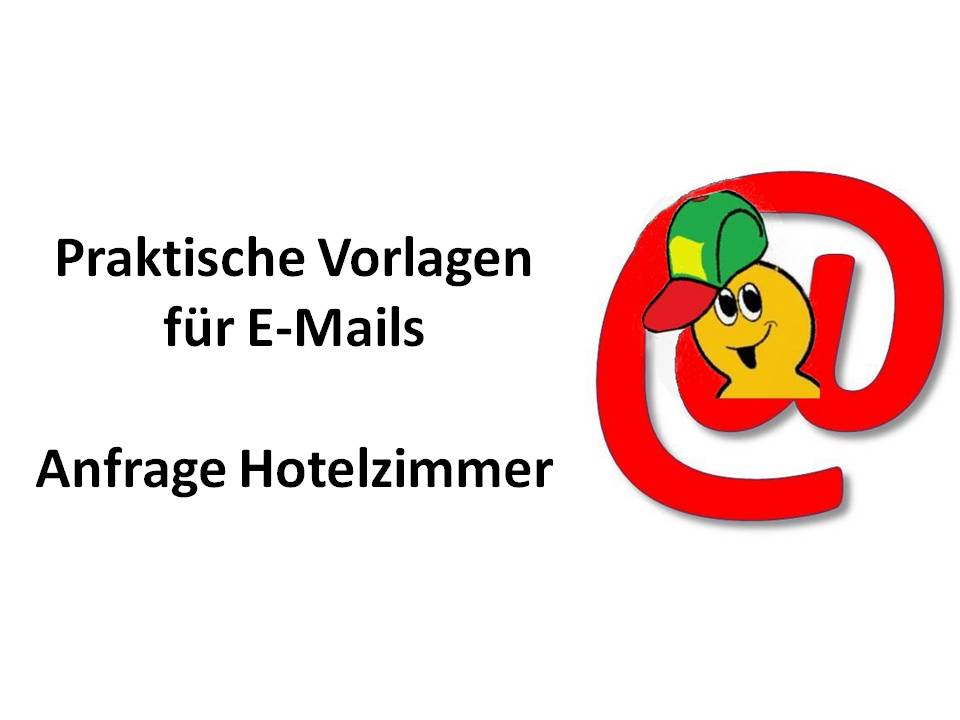 Pr�sentation - Anfrage - Hotel - Deckblatt