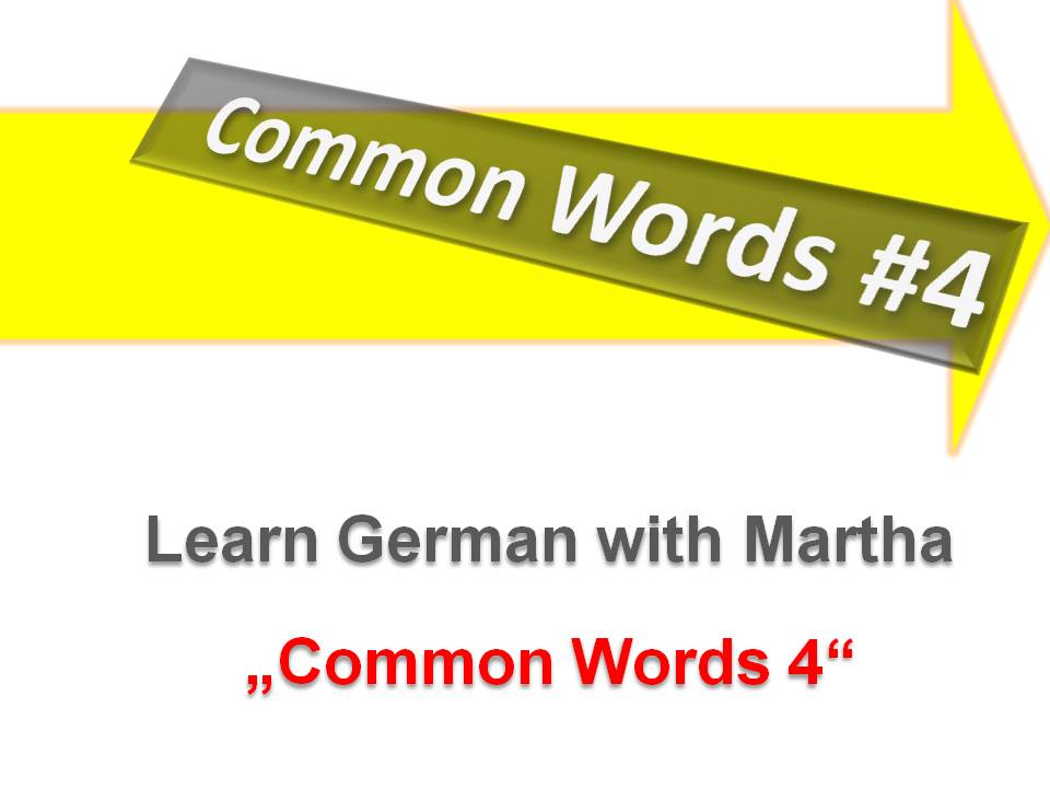 Pr�sentation - Common Words 4 - Deckblatt