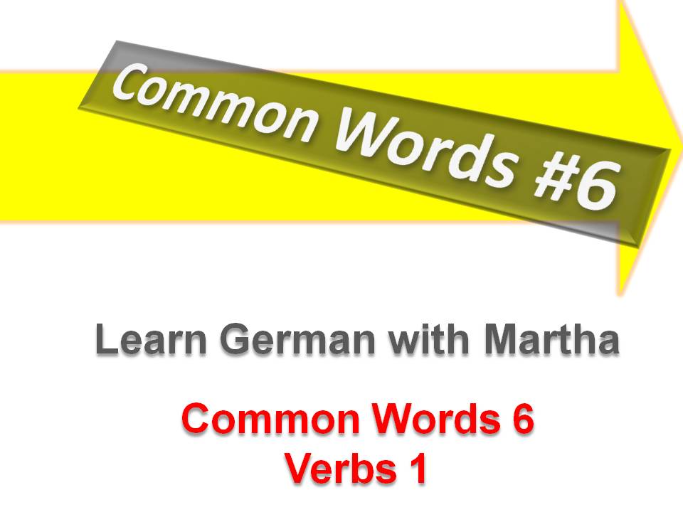 Pr�sentation - Common Words 6 - Deckblatt