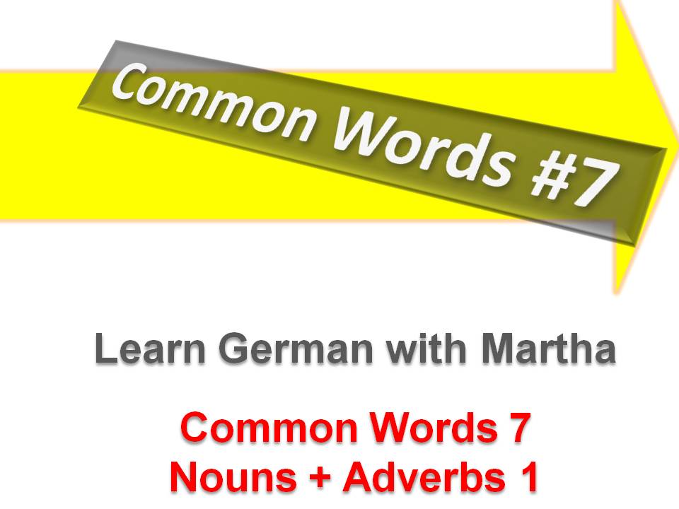 Pr�sentation - Common Words 7 - Deckblatt