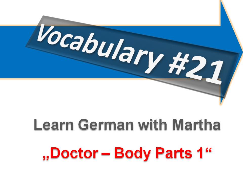 Pr�sentation - Doctor - Body Parts 1 - Deckblatt