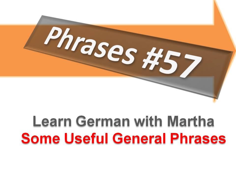 Pr�sentation - Phrases 57 - Useful General Phrases - Deckblatt
