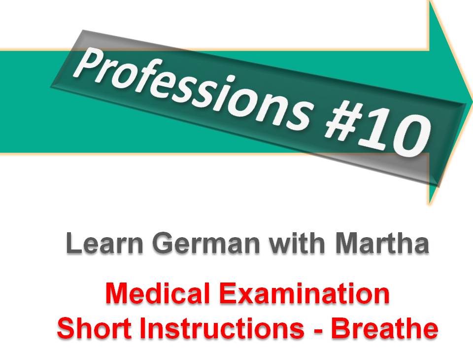 Pr�sentation - Professions 10 - Medical Examination - Short Ins