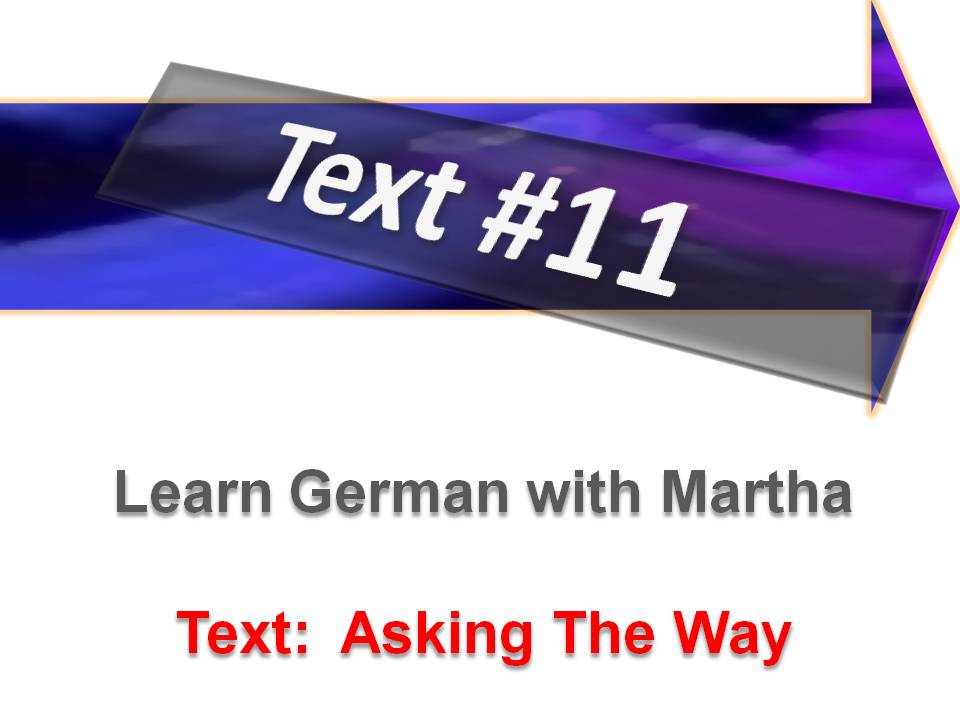 Pr�sentation - Text 11 - Asking the Way - Deckblatt