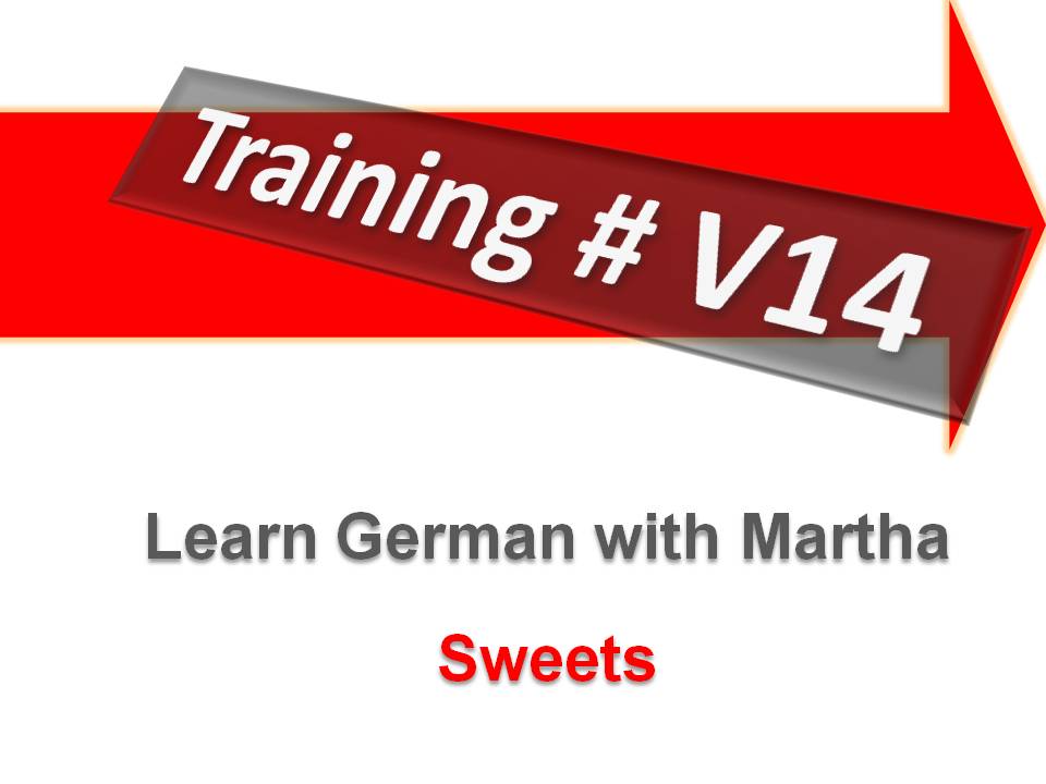 Pr�sentation - Training 14 - V14 - Sweets - Deckblatt