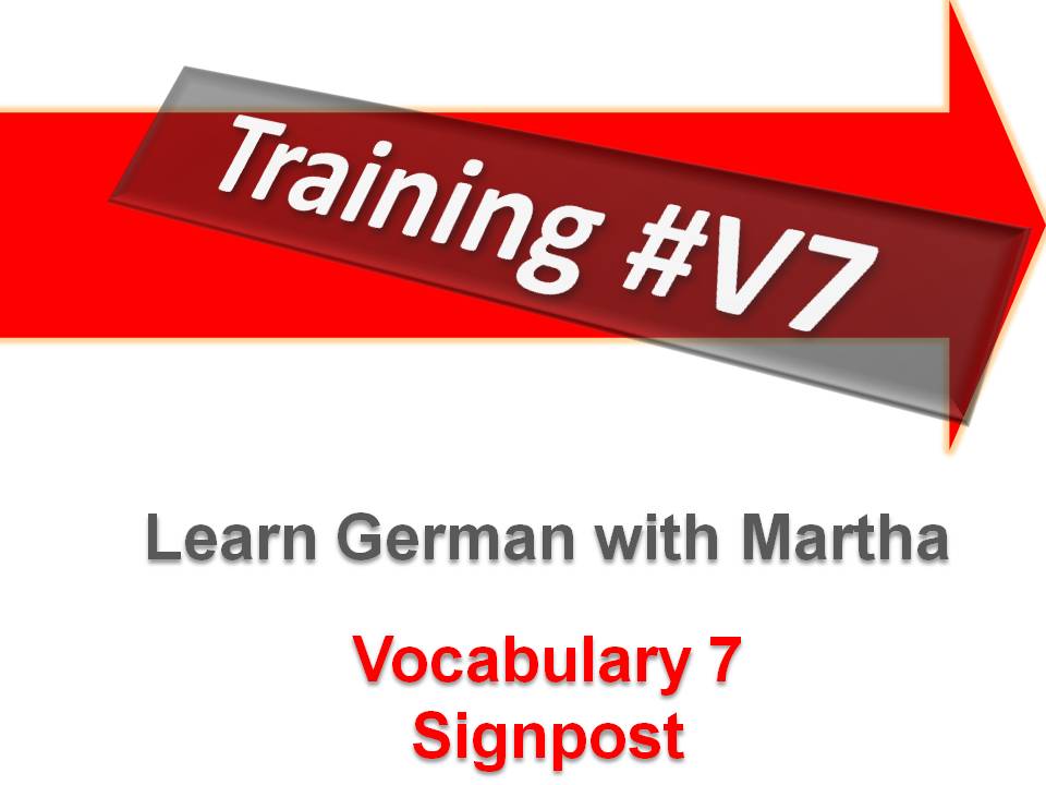 Pr�sentation - Training 7 - V7 - Signpost - Deckblatt