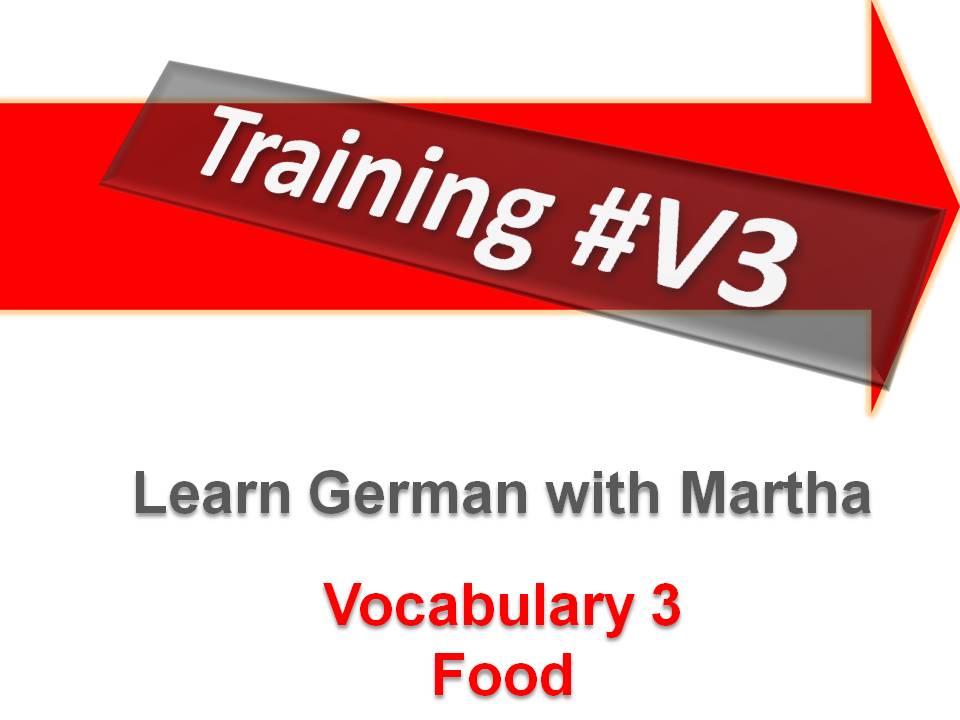 Pr�sentation - Training V3 - Food - Deckblatt