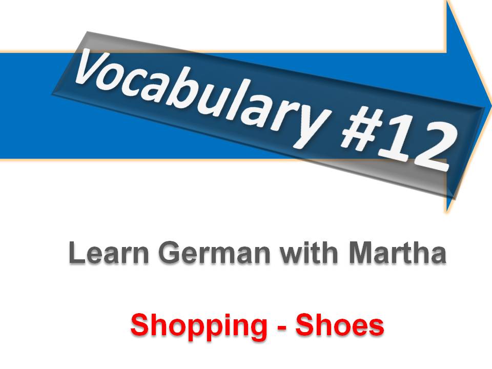 Pr�sentation - V 12 - Shopping - Shoes - Deckblatt