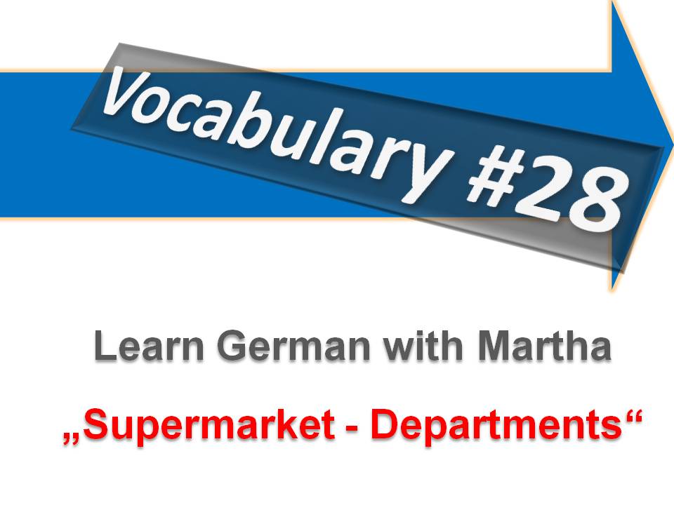 Pr�setation - V28 - Supermarket - Departments� - Deckblatt